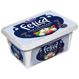 Сыр греческий рассольный Фетика 40% 490г Экомилк