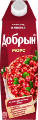 Морс Клюква Добрый 1л.