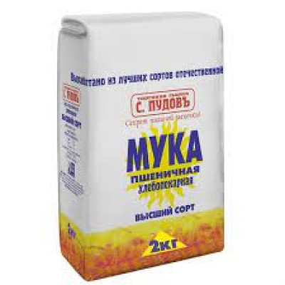 Мука высший сорт С.Пудовъ 2кг