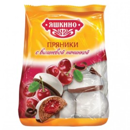 Пряники с вишневой начинкой 350г Яшкино