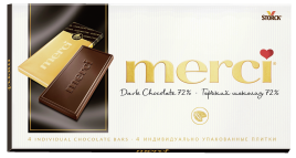 Шоколад Мерси горький 100гр