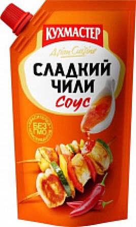 Соус Сладкий-чили 230гр Кухмастер дой пак