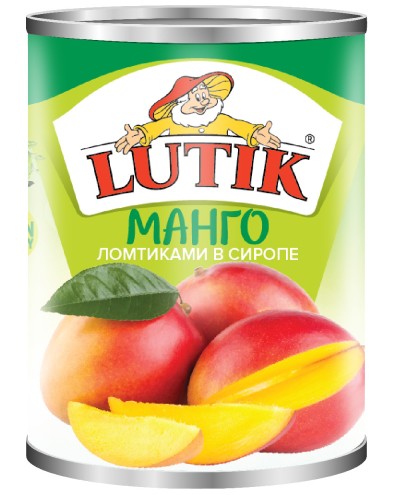 LUTIK Манго ломтики в сиропе 425мл ж/б
