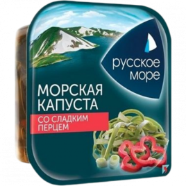 Морская капуста со сладким перцем 200гр Русское море
