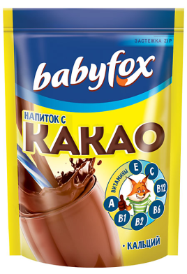 Напиток Babyfox с какао быстрорастворимый 135г м/у