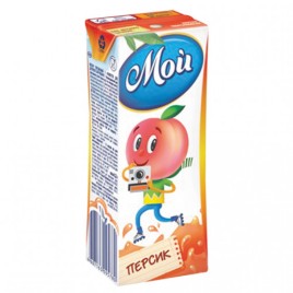 Нектар  Мой  Персик с мякотью 0,2л