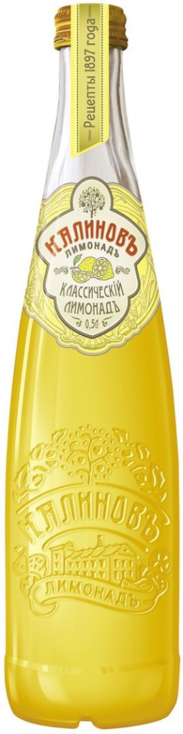 Калинов Лимонад Классический стекло 0.5л.