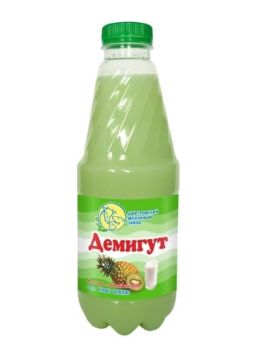 БЗМЖ Напиток мол.с соком Демигут Киви-Ананас 0,93л пэт