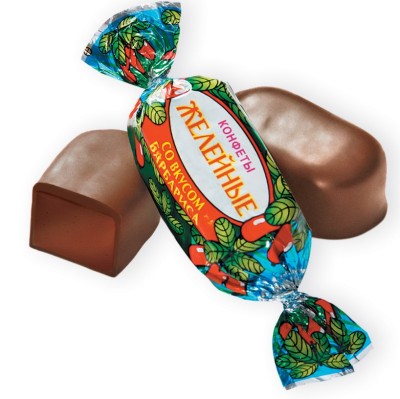 Конфеты Желейные Барбарис 1кг. Красный Октябрь