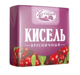 Кисель брусничный брикет 180гр Бабушкин хуторок