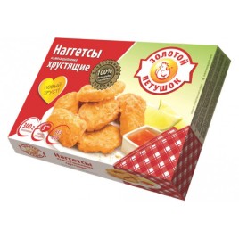 Наггетсы хрустящие 300г. Золотой петушок