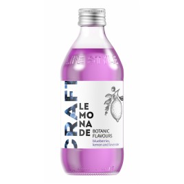 Напиток б/а СТАРБАР КРАФТ со вкусом черники,лимона и лаванды газ 0,33л ст/б