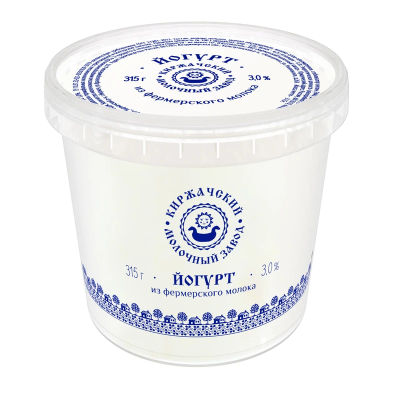 БЗМЖ Йогурт Натуральный 3% 315гр./КМЗ/
