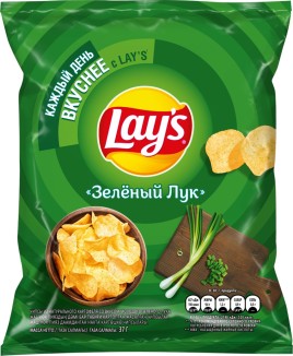 Чипсы Lay's 37г Зеленый лук