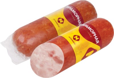 АКЦИЯ!!! Ветчина Мраморная в/у 1кг Останкино