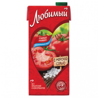 Сок Любимый Томат 1,93л