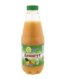 БЗМЖ Напиток мол. с соком Демигут Мультифрукт 0,93л пэт