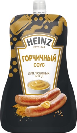 "HEINZ" Соус Горчичный 200гр дой-пак