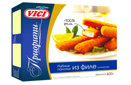 Рыбные палочки из филе в панировке Приорити зам. 400гр. VICI