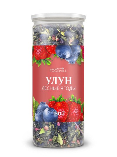 Чай Улун лесные ягоды 150гр ФудВилл