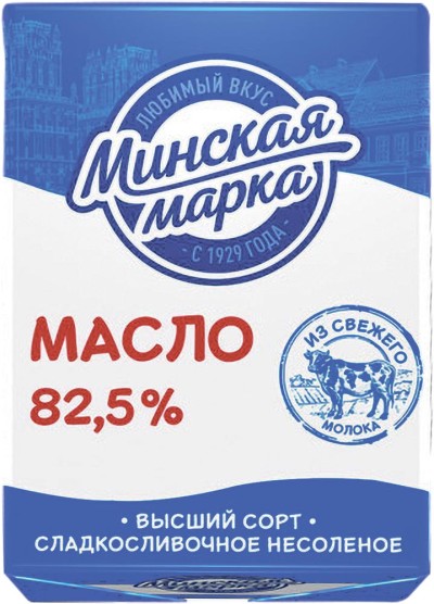 БЗМЖ Масло Минская Марка 82,5% 180г
