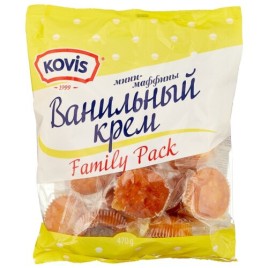 Мини-маффины ванильный крем Ковис 16шт 470г