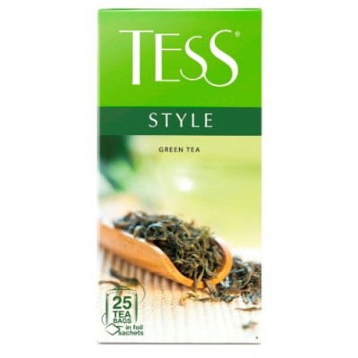 Чай Тэсс зеленый Стайл  25пак