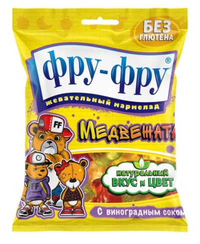 Жевательный мармелад Фру-Фру медвежата 80гр
