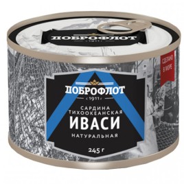 Сардина иваси нат. 245 г. "Дброфлот"