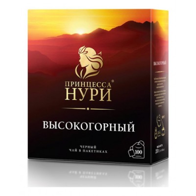 Чай Принцесса Нури черный высокогор.100пак.
