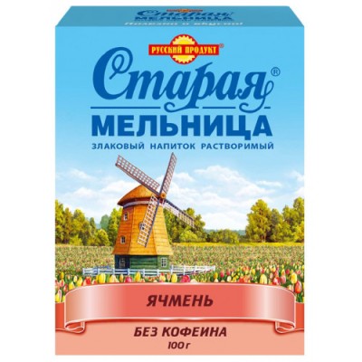 Старая мельница Напиток злак.Лидер б/кофеина ячменный 100г