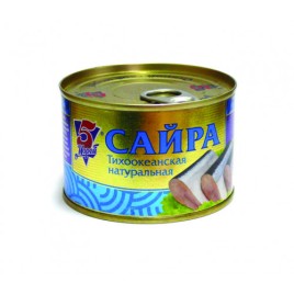 Сайра натур. 5 Морей (с кл) 250г