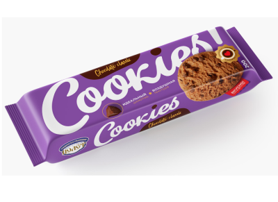 Печенье сдобное Кукис шоколадная классика 200гр Полет